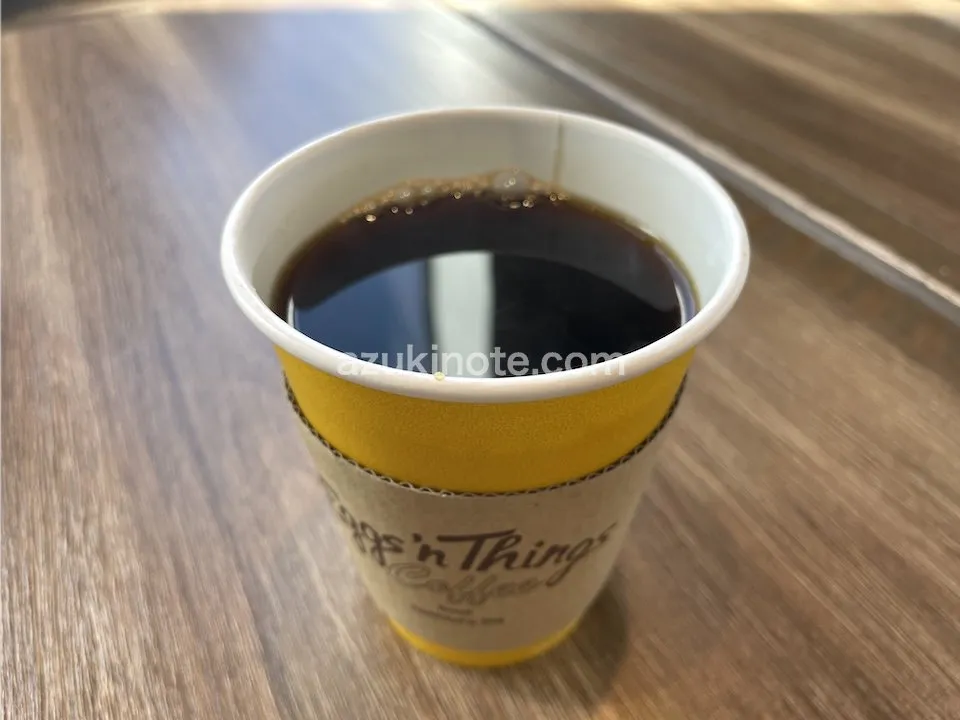 エッグスンシングス 本日のコーヒー
